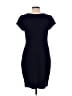 Zara Basic Solid Blue Casual Dress Size XS - photo 2