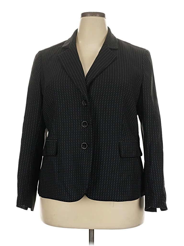 Pre-owned Kasper Blazer Jacket In Gray