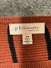 Philosophy Republic Clothing Stripes Brown Pullover Sweater Size M - photo 7