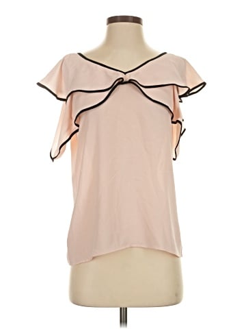 Ann Taylor LOFT Outlet Short Sleeve Blouse (view 1)