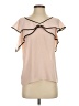 Ann Taylor LOFT Outlet 100% Polyester Pink Short Sleeve Blouse Size XS - photo 1