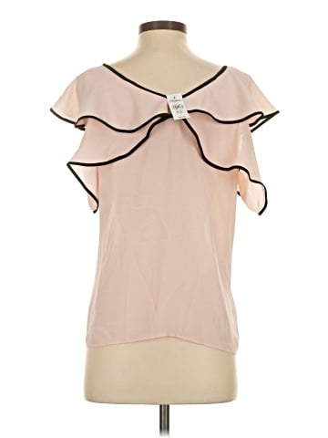 Ann Taylor LOFT Outlet Short Sleeve Blouse (view 2)