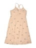 Gap 100% Cotton Hearts Tan Dress Size 8 - photo 1