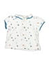Jacadi 100% Cotton White Short Sleeve Top 9-12 MO / 12 MO - photo 1