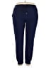 Unbranded 100% Polyester Solid Blue Casual Pants Size XXL - photo 1