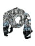 Unbranded Jacquard Black Gray Scarf One size - photo 1