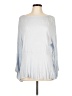 Unbranded Silver Long Sleeve Blouse Size L - photo 1