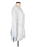 Unbranded Silver Long Sleeve Blouse Size L - photo 4
