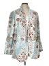 Chico's 100% Lyocell Paisley Blue Blazer Size Lg (2) - photo 1