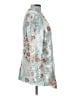 Chico's 100% Lyocell Paisley Blue Blazer Size Lg (2) - photo 4
