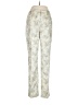 Bernard Zins Floral Ivory Casual Pants Size 8 - photo 1