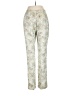 Bernard Zins Floral Ivory Casual Pants Size 8 - photo 2