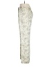 Bernard Zins Floral Ivory Casual Pants Size 8 - photo 5