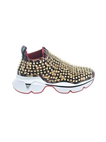 Christian Louboutin Spike Sock Donna Flat Sneakers (view 1)