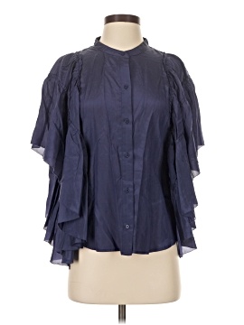 7 For All Mankind Short Sleeve Blouse