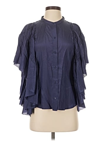 7 For All Mankind Short Sleeve Blouse (view 1)