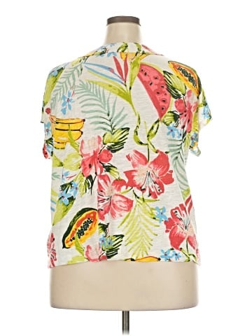 C&C California Short Sleeve Blouse (view 2)
