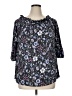 Lane Bryant Black 3/4 Sleeve Blouse Size 14 - 16 Plus - photo 1