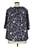 Lane Bryant Black 3/4 Sleeve Blouse Size 14 - 16 Plus - photo 2