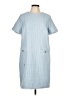 Ann Taylor 100% Polyester Blue Casual Dress Size 12 - photo 1