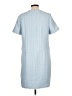Ann Taylor 100% Polyester Blue Casual Dress Size 12 - photo 2