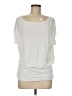 Boston Proper White Short Sleeve Top Size M - photo 1