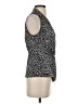 Banana Republic 100% Polyester Animal Print Black Sleeveless Blouse Size S - photo 4