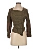 H&M 100% Viscose Green Jacket Size 4 - photo 1