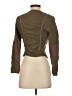 H&M 100% Viscose Green Jacket Size 4 - photo 2