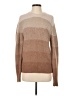 Ann Taylor 100% Nylon Color Block Brown Pullover Sweater Size S - photo 1