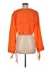 Zara Orange 3/4 Sleeve Blouse Size M - photo 2