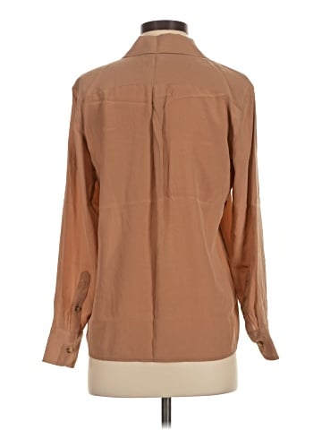 J.Crew Long Sleeve Silk Top (view 2)