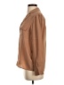 J.Crew 100% Silk Tan Long Sleeve Silk Top Size XS - photo 5