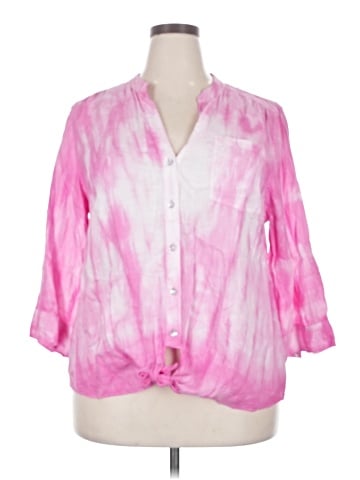 INC International Concepts 3/4 Sleeve Blouse (view 1)