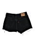 Levi's 100% Cotton Black Denim Shorts Size 28 waist - photo 2