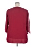 VIISHOW Burgundy 3/4 Sleeve Blouse Size 2X - photo 2