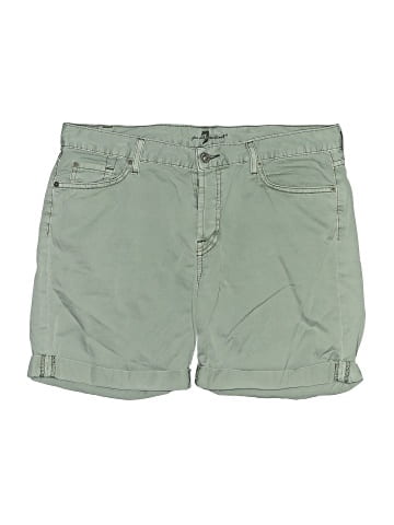 7 For All Mankind Khaki Shorts (view 1)