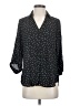 B.wear 100% Polyester Polka Dots Black 3/4 Sleeve Blouse Size S - photo 1