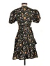 Avantlook 100% Polyester Floral Black Casual Dress Size S - photo 2