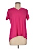 Echo 100% Polyester Pink Short Sleeve Top Size M - photo 1