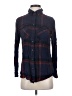 BDG 100% Rayon Plaid Blue Long Sleeve Button-Down Shirt Size S - photo 1