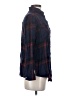 BDG 100% Rayon Plaid Blue Long Sleeve Button-Down Shirt Size S - photo 4