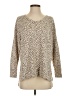 American Eagle Outfitters Animal Print Tan Pullover Sweater Size XS - photo 1