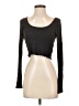 OAK Black Long Sleeve Top Size S - photo 1