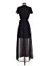 Xhilaration 100% Polyester Black Casual Dress Size XS - photo 2