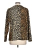 Teddi 100% Polyester Animal Print Gold Long Sleeve Blouse Size EU 42 / US 12 - photo 2