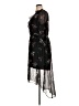 Express 100% Polyester Floral Black Casual Dress Size XL - photo 5