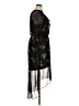 Express 100% Polyester Floral Black Casual Dress Size XL - photo 4