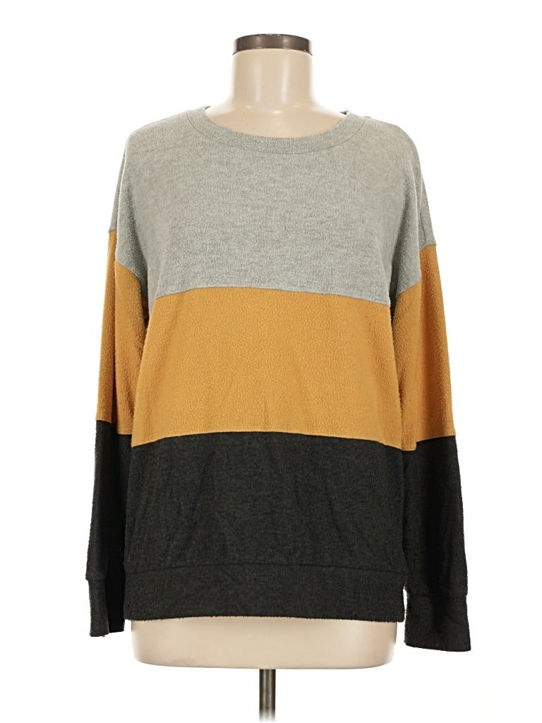 Pre-owned Nine Britton Pullover Sweater In Gray