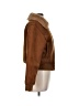 H&M 100% Polyester Brown Faux Fur Jacket Size M - photo 4